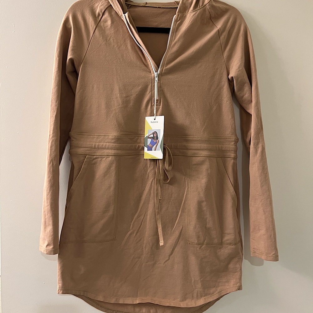 HALARA Hooded Sweatshirt Dress